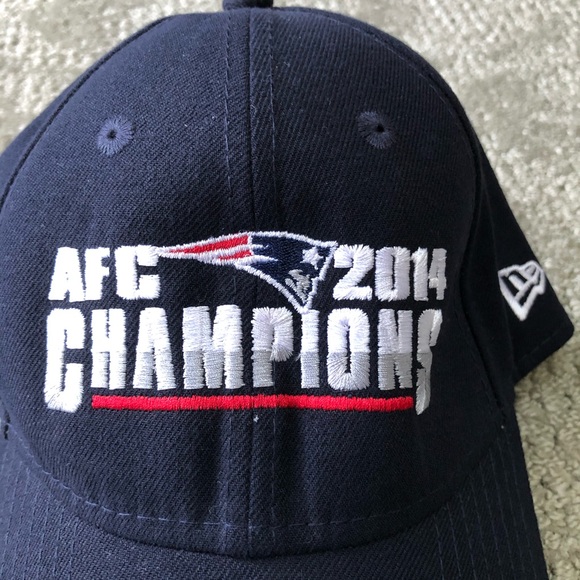 NWOT New Era Patriots 2014 AFC Championship Hat - Picture 2 of 8